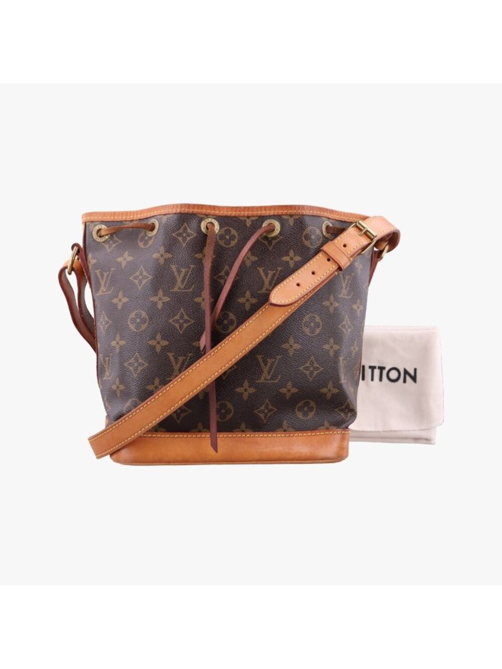 Louis Vuitton Noe BB Monogram Brown Canvas Bucket Bag